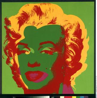 Andy Warhol, Marilyn (vert, jaune, rouge) - 1960