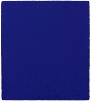 Yves KLEIN, IKB 3, Monochrome bleu, 1960, 199 x 153 cm, Pigment pur et résine synthétique sur toile marouflée sur bois