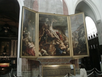 Pierre-Paul RUBENS, l'érection de la croix - 1612 - Cathédrale d'Anvers