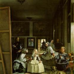 Diego VELASQUEZ, les ménines - 1656 - peinture à l'huile sur toile (318 x 276 cm) musée du Prado à Madrid