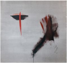 Jean DEGOTTEX (1918 - 1988)Ouest, Août 1959 Peinture à l'huile sur toile 190 x 202 cm
